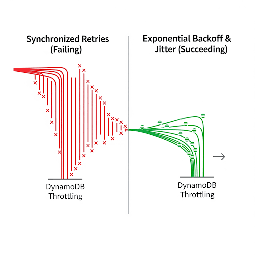 How Jitter Saved My DynamoDB Writes from Throttling