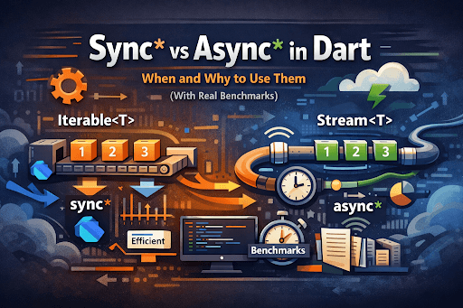 Lazy Iteration in Dart: sync vs async Explained with Benchmarks